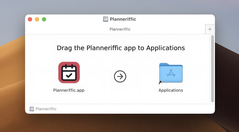Install Planneriffic for MacOS