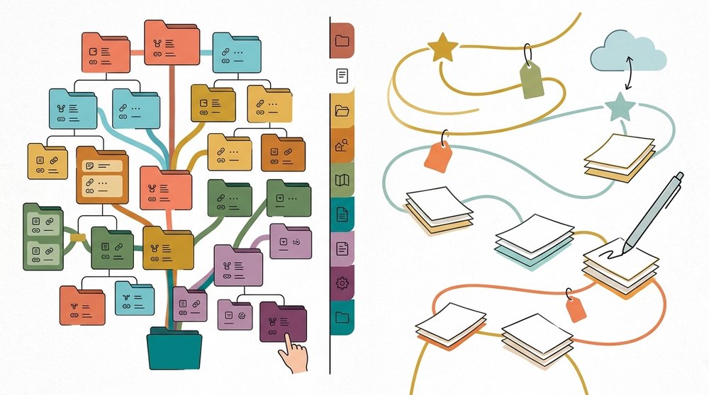 How Each One Organizes Your Notes